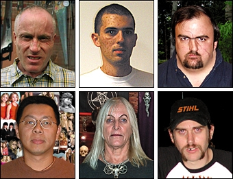 Victims Henry "The Wrigleyville Stabber" Fisk, "Crazy" Leo Krafchek, "Hungry" Charles Osterberg, Ed "The Tennis-Court Killer" Eddy, Jane "Jackknife" Weston, and Otis Glen Ankrim.